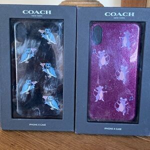 Coach iPhone X cases